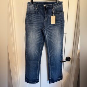 Classic Straight-Leg Women's Jeans in Washed Blue 10/12